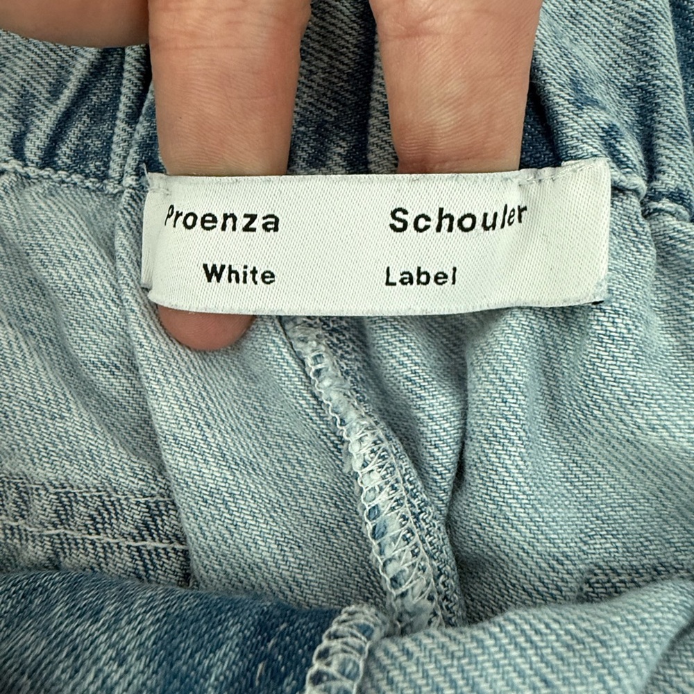 Proenza Schouler White Label high-rise straight-leg jeans - Picture 13 of 15